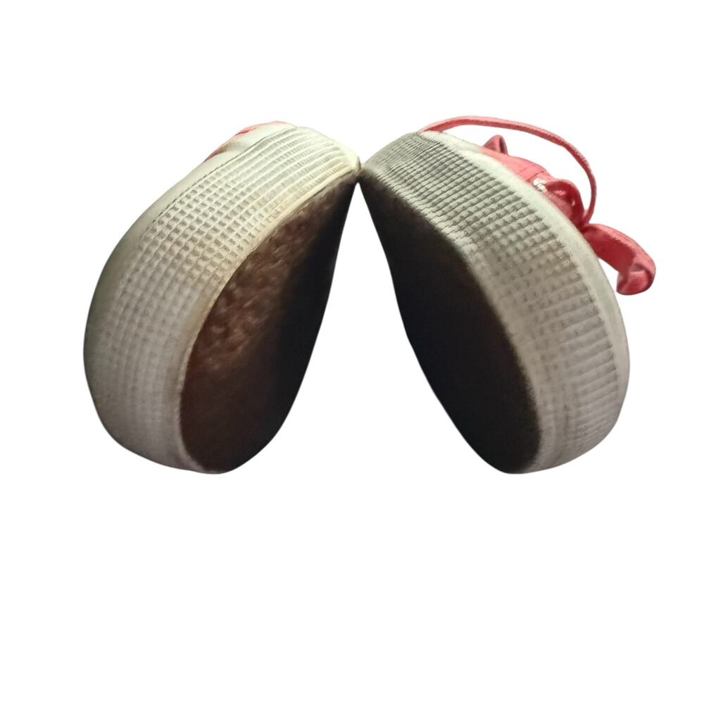 Superga Anthropologie Canvas Sneaker Lace Up Shoes Light Pink Red Women's 9.5 - Picture 5 of 10